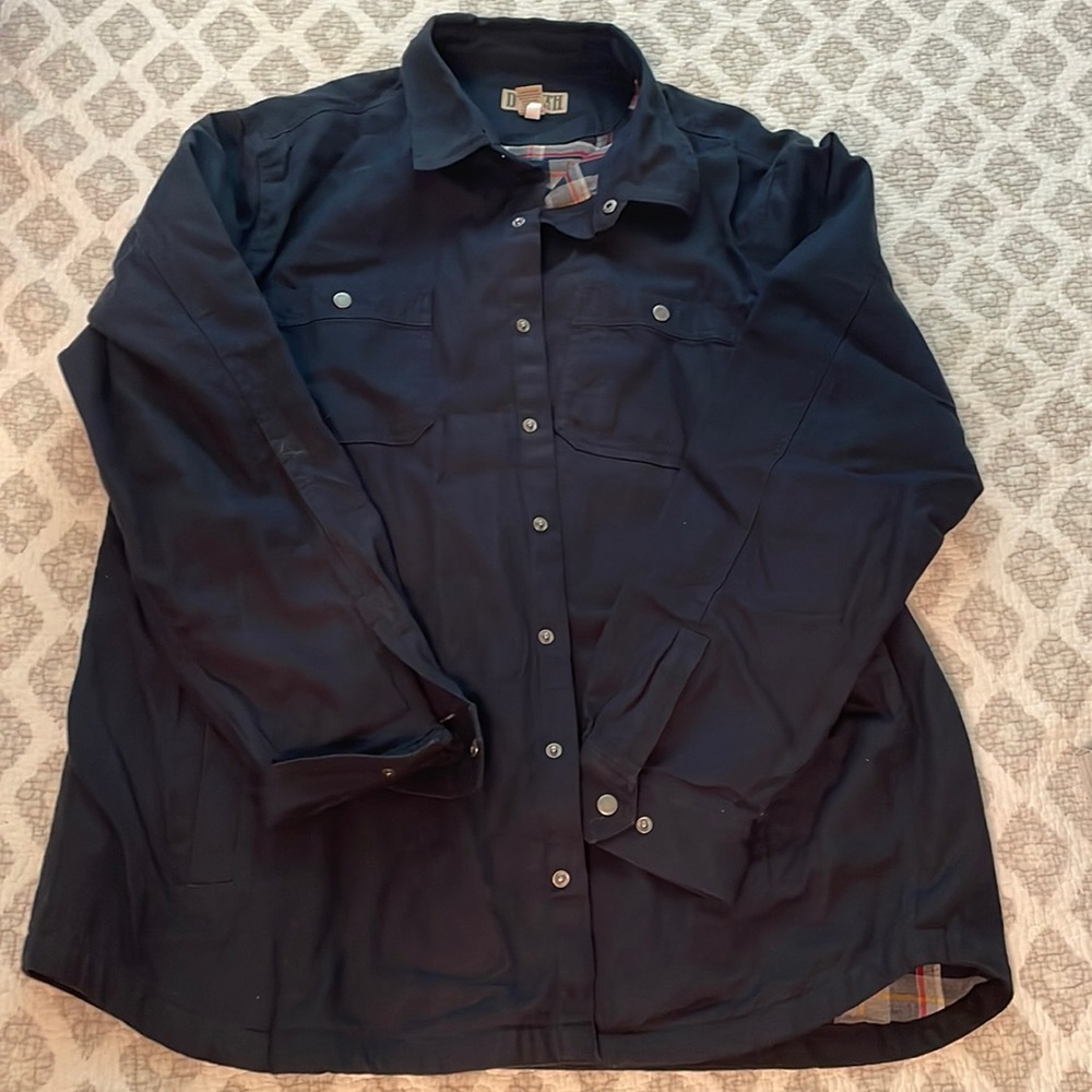 Duluth 3XL tall flannel lined shirt/lightweight jacket.